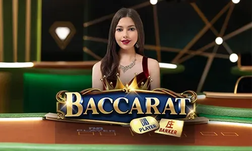 Blackjack table with cards and chips